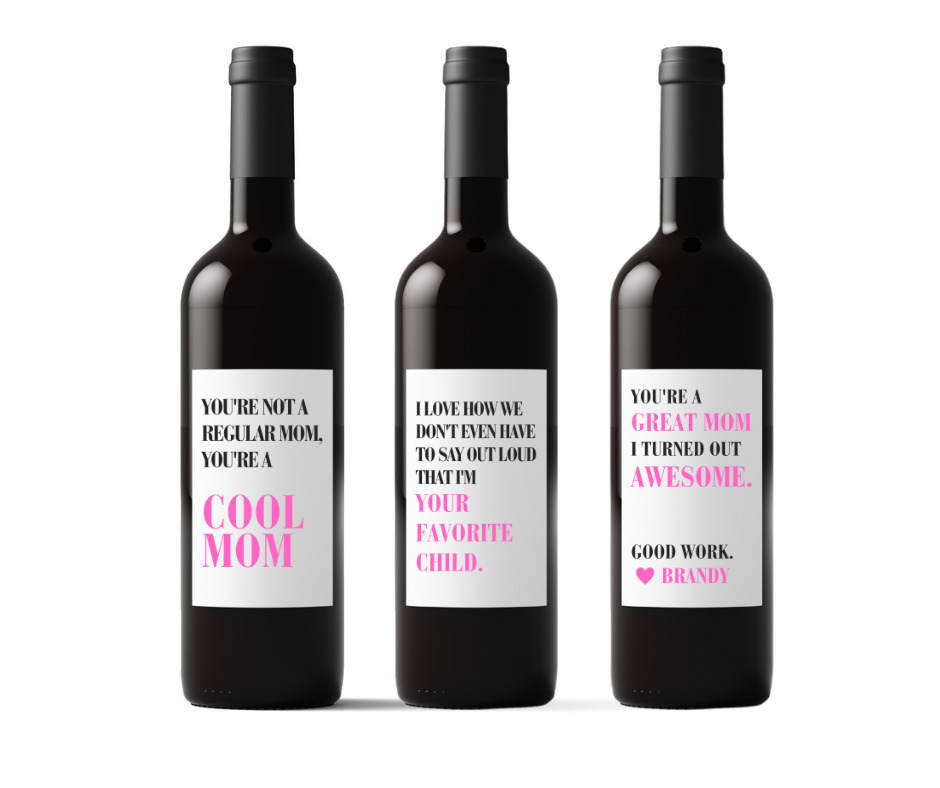Customizable Wine Labels