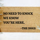 The Dogs Doormat | Custom Doormat | Dog Lovers Doormat| Welcome Doormat | Front Door Mat | Home Decor | Wedding Gift