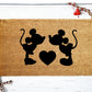 Smooches Doormat | Valentines Day | Wedding Gift | Custom Doormat | Closing Gift | Welcome Doormat | Front Door Mat | Home Decor