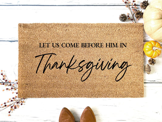 Thanksgiving Doormat | Custom Doormat | Closing Gift | Welcome Doormat | Front Door Mat | Home Decor | SEC Football