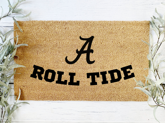Alabama Roll Tide Football Doormat | Custom Doormat | Closing Gift | Welcome Doormat | Front Door Mat | Home Decor | SEC Football