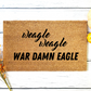 War Damn Eagle Doormat