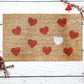 Valentine's Doormat | Hearts Doormat | Custom Doormat | Closing Gift | Welcome Doormat | Front Door Mat | Home Decor