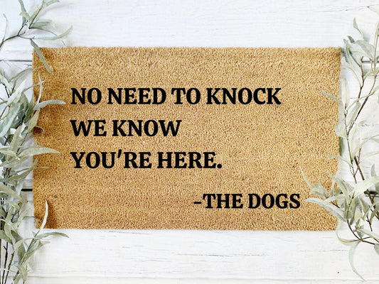 The Dogs Doormat | Custom Doormat | Dog Lovers Doormat| Welcome Doormat | Front Door Mat | Home Decor | Wedding Gift