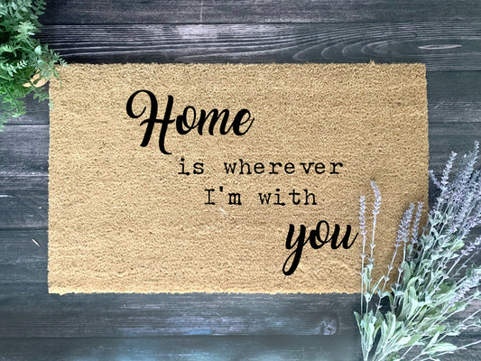 Home Doormat | Housewarming Gift | Wedding Gift | Custom Doormat | Closing Gift | Welcome Doormat | Front Door Mat | Home Decor