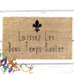 Laissez Les Bon Temp Rouler Doormat |  Mardi Gras Doormat | Custom Doormat | Welcome Doormat | Front Door Mat | Home Decor