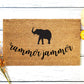 Alabama Rammer Jammer Football Doormat | Custom Doormat | Closing Gift | Welcome Doormat | Front Door Mat | Home Decor | SEC Football