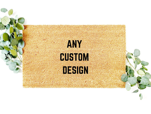 Standard Custom Doormat | Custom Doormat | Closing Gift | Welcome Doormat | Front Door Mat | Home Decor | Wedding Gift