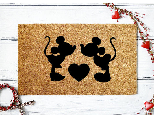 Smooches Doormat | Valentines Day | Wedding Gift | Custom Doormat | Closing Gift | Welcome Doormat | Front Door Mat | Home Decor