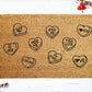 Conversation Hearts Doormat | Valentines Day | Wedding Gift | Custom Doormat | Closing Gift | Welcome Doormat | Front Door Mat | Home Decor