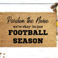 Pardon the Noise- Football Doormat | Custom Doormat | Closing Gift | Welcome Doormat | Front Door Mat | Home Decor | SEC Football