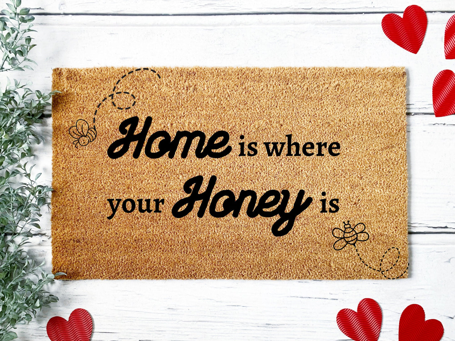 Home is where your Honey is Doormat | Funny Mat | National Lampoons | Welcome Doormat | Front Door Mat | Home Decor