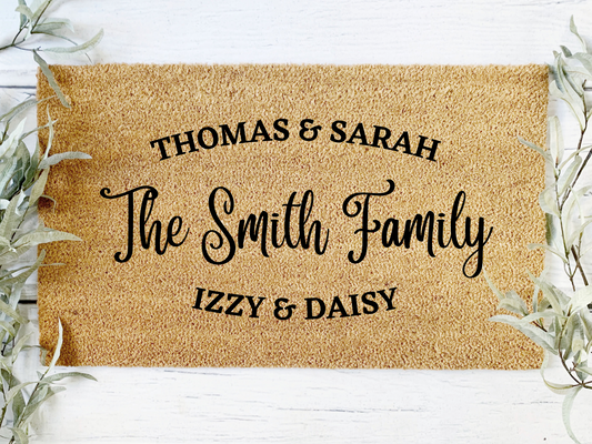 Family Name Doormat